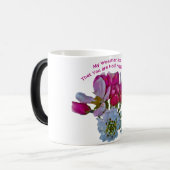 Geburtstagwünsche für Ehefrauen oder Partner auf T Verwandlungstasse (Vorderseite Links)