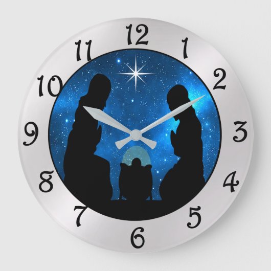 Geburtsuhr groß große wanduhr (Vorderseite)
