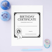 Geburtsurkunde Flyer (Einzeln)