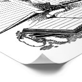 Geburtsurkunde Poster (Ecke)