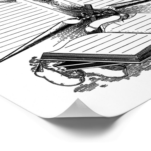 Geburtsurkunde Poster (Ecke)