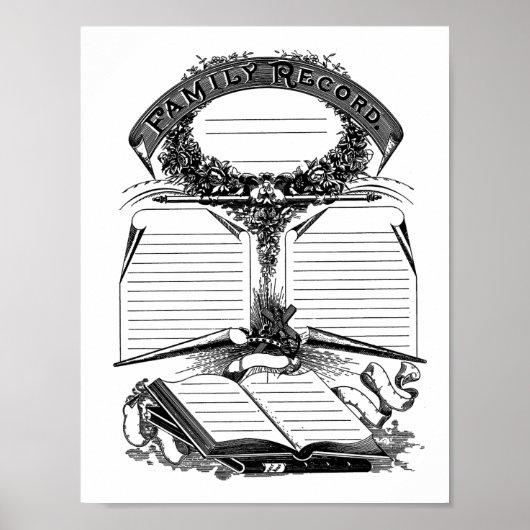 Geburtsurkunde Poster (Vorne)