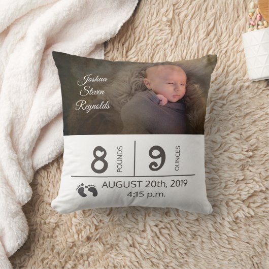 Geburtsurkundepilz Kissen (Decke)