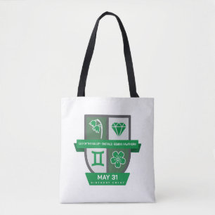 Geburtswappen Gemini™ für 21.-31. Mai Tasche