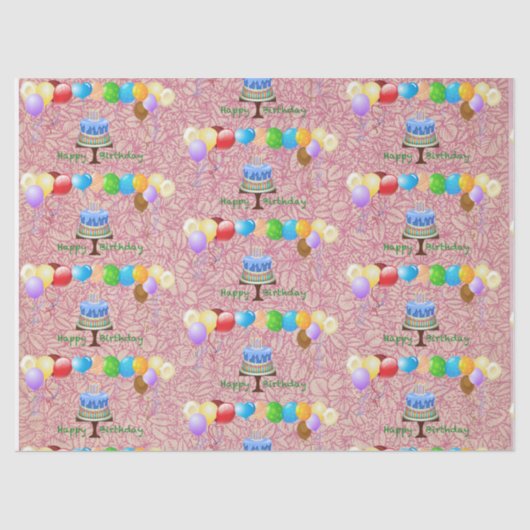 Geburtswaschpapier Seidenpapier (Vorderseite)