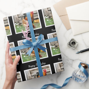 Geburtswrapping Paper / Barnyard Chickens Geschenkpapier