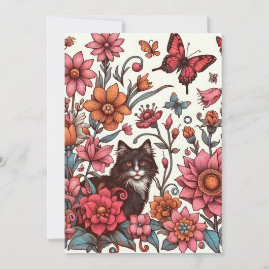 Geburtswunschkarte mit girafee-Lesebuch Einladung (Rückseite)