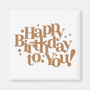 Geburtswunschnachricht Kalligrafie Magnet