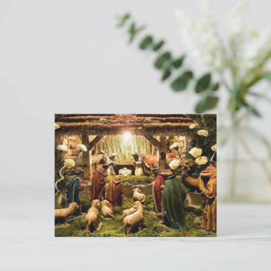 Geburtszene Postkarte (Stehend Vorderseite)