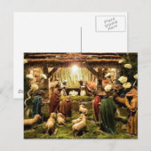 Geburtszene Postkarte (Vorne/Hinten)