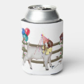 Geburtsziege mit Überraschungsmeldung unten Dosenkühler (Kanne Rückseite)