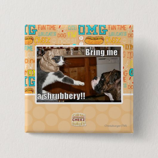 Gebüsch Button (Vorderseite)