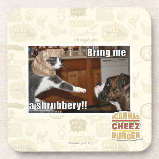 Gebüsch Getränkeuntersetzer (Vorderseite)