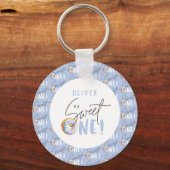 Gebüschtes Party zum 1. Geburtstag Schlüsselanhänger (Vorderseite)