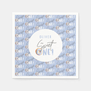 Gebüschtes Party zum 1. Geburtstag Serviette