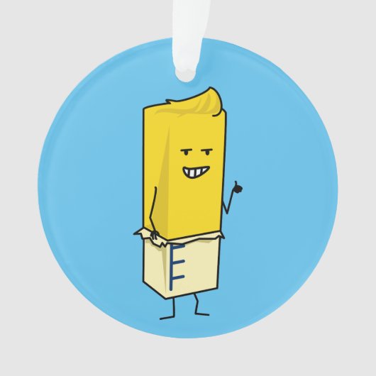 Gebutterter butterartiger Stock der Ornament (Vorderseite)