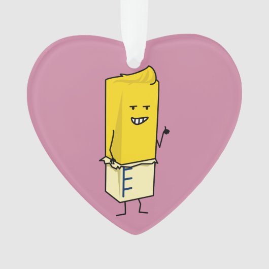 Gebutterter butterartiger Stock der Ornament (Vorderseite)