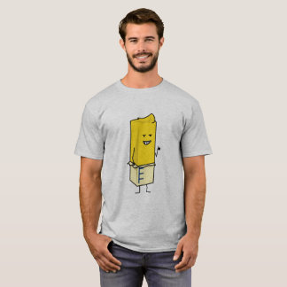 Gebutterter butterartiger Stock der T-Shirt