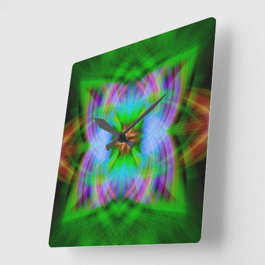 gechartert quadratische wanduhr (Winkel)