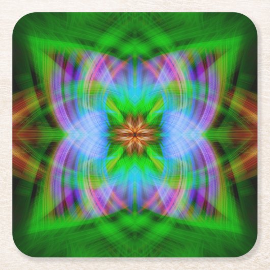 gechartert rechteckiger pappuntersetzer (Vorderseite)