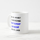 gecharterter Ingenieur, phantastisch Kaffeetasse (Vorderseite Links)
