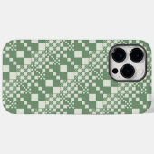 Gecheckt, Karo in grün Case-Mate iPhone Hülle (Rückseite (Horizontal))