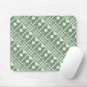 Gecheckt, Karo in grün Mousepad (Mit Mouse)