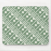 Gecheckt, Karo in grün Mousepad (Vorne)