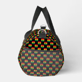 Gechecktes Ghana-Flag-Muster Duffle Bag (Rechts)