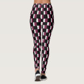 Gechecktes Katar-Flag-Muster Leggings (Rückseite)