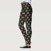 Gechecktes Malawi-Flag-Muster Leggings (Links)