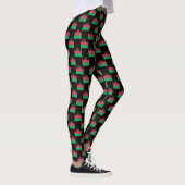Gechecktes Malawi-Flag-Muster Leggings (Rechts)