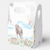 Gechenkverpackung Ostermotiv mit Pferd und Hase Geschenkschachtel (Geöffnet)