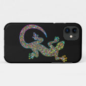 Geck Gecko-psychedelisches Entwurf iPhone 5 Hüllen (Rückseite (Horizontal))