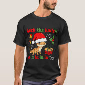 Geck The Halls Leopard Gecko Christmas Pun Pet Own T-Shirt (Vorderseite)