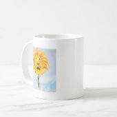 geckiger Löwe (R.O.A.R) Shirt Kaffeetasse (Vorderseite Links)
