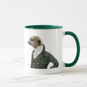 Geckiges Meerkat Porträt Tasse