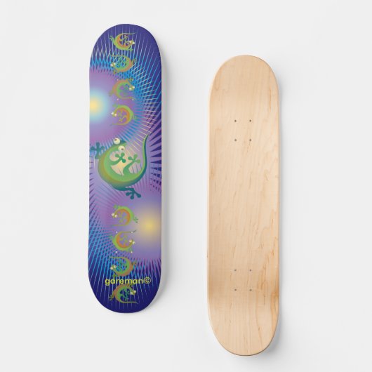 gecko3 skateboard (Vorderseite)