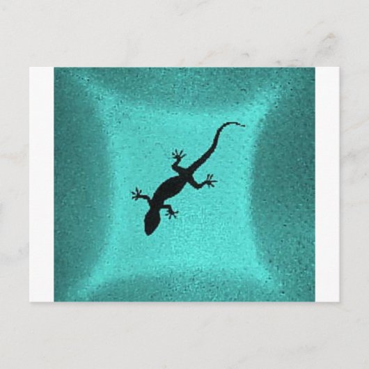 GECKO 1 POSTKARTE (Vorderseite)