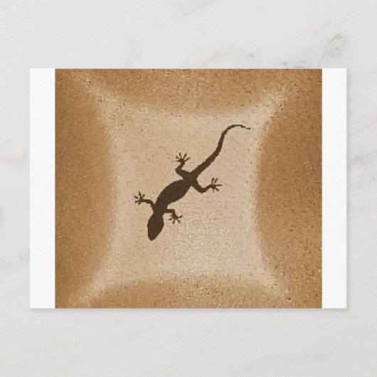 GECKO 1 POSTKARTE (Vorderseite)