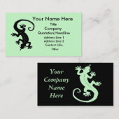 Gecko 1 Prototyp Visitenkarte (Vorne/Hinten)