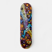 Gecko - Aborigine Style - Skateboard Deck (Vorderseite)