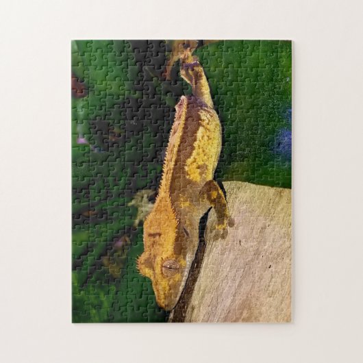 Gecko auf einem Leaf-Puzzle Puzzle (Vertikal)