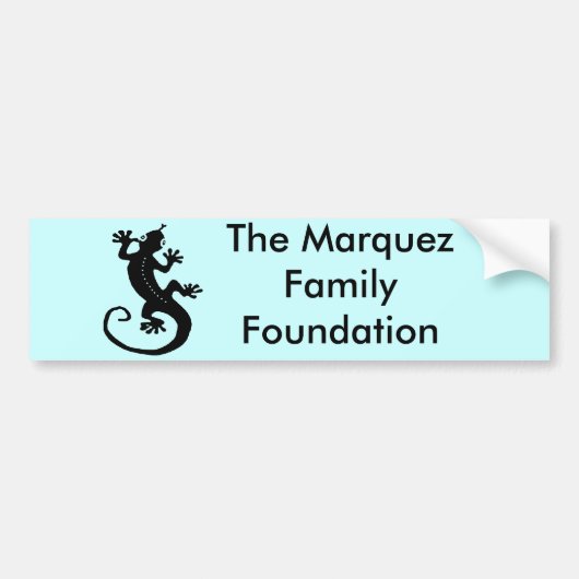 Gecko Autoaufkleber (Vorne)