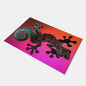 Gecko Begrüßungsmatte Fußmatte (Schrägansicht)