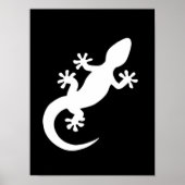 Gecko Blanc Poster (Vorne)
