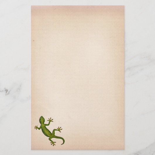 Gecko Briefpapier (Vorderseite)