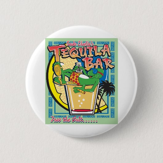 Gecko Charlies Margarita Bar Button (Vorderseite)