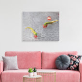 Gecko Cocktailstunde zweiteiliges Leinwand Set (Insitu (Wohnzimmer))