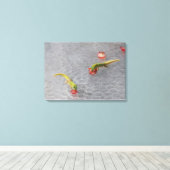 Gecko Cocktailstunde zweiteiliges Leinwand Set (Insitu (Holzboden))